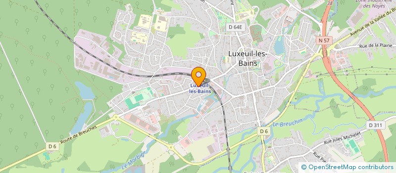 localisation de l'entreprise SCI MAXENCE à LUXEUIL-LES-BAINS
