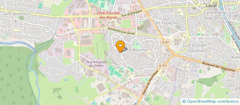 localisation de l'entreprise SCI MAXENCE à LAVAL