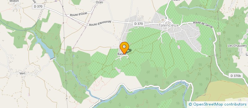 localisation de l'entreprise SCI MAXENCE  TALENCIEUX