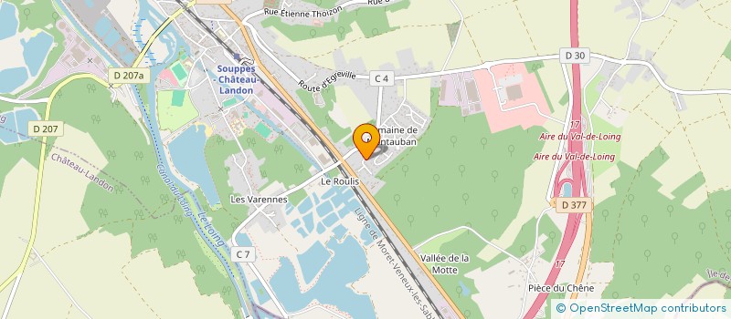 localisation de l'entreprise SCI MAXENCE  SOUPPES-SUR-LOING