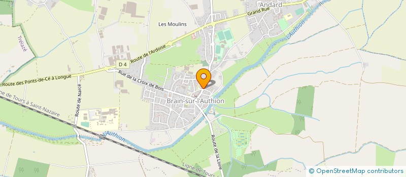 localisation de l'entreprise SCI MAXENCE ET LORHO  LOIRE-AUTHION