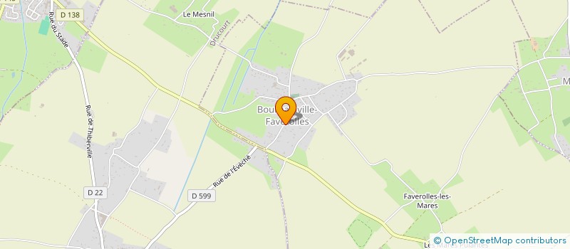 localisation de l'entreprise SCI MAXEVE  BOURNAINVILLE-FAVEROLLES