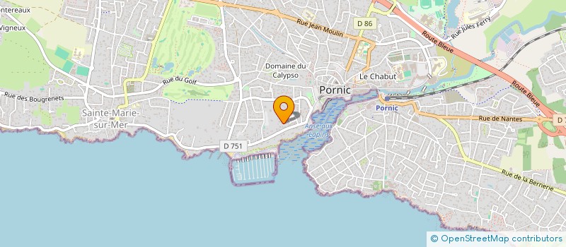 localisation de l'entreprise SCI MAXFLO  PORNIC