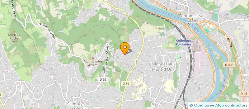 localisation de l'entreprise SCI MAXI 3 PARIS  COLLONGES-AU-MONT-D'OR