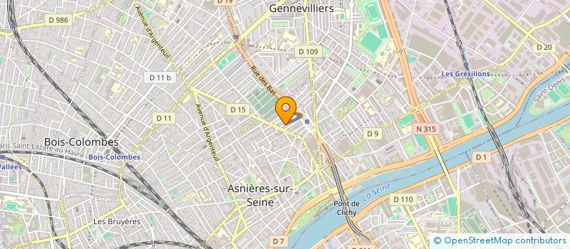 localisation de l'entreprise SCI MAXIANNE à ASNIERES-SUR-SEINE