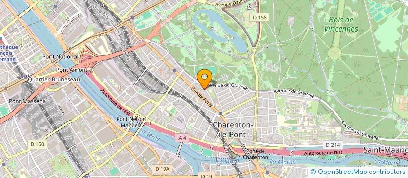 localisation de l'entreprise SCI MAXIBENAXEL  CHARENTON-LE-PONT