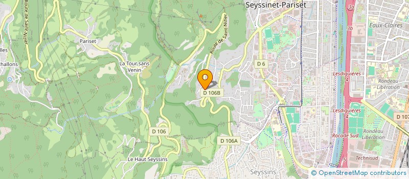 localisation de l'entreprise SCI MAXICO  SEYSSINET-PARISET