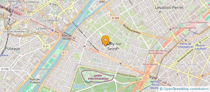 localisation de l'entreprise SCI MAXIGROU à NEUILLY-SUR-SEINE