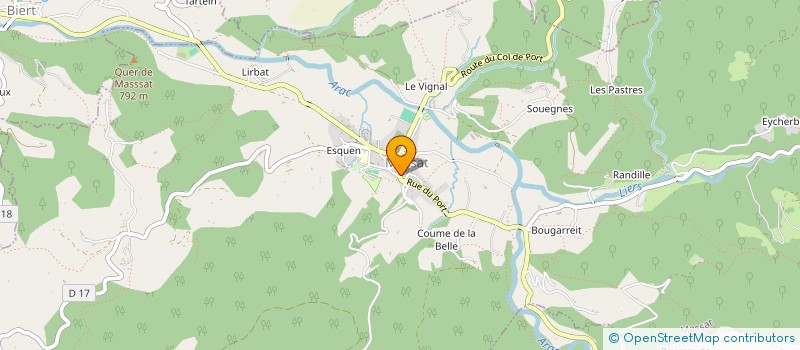 localisation de l'entreprise SCI MAXIL à MASSAT