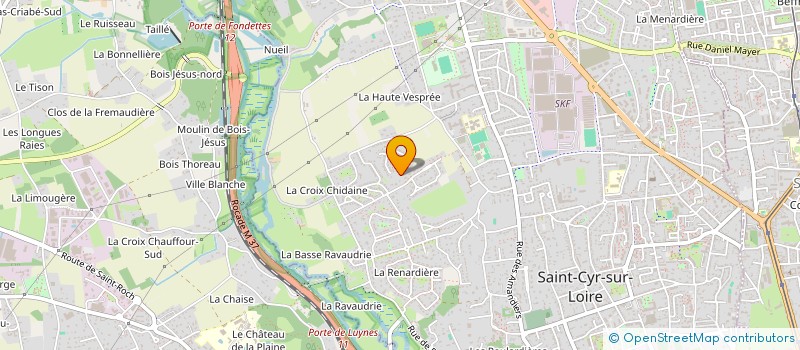 localisation de l'entreprise SCI MAXILLO 212  SAINT-CYR-SUR-LOIRE