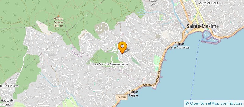 localisation de l'entreprise SCI MAXIMA SUNSET à SAINTE-MAXIME