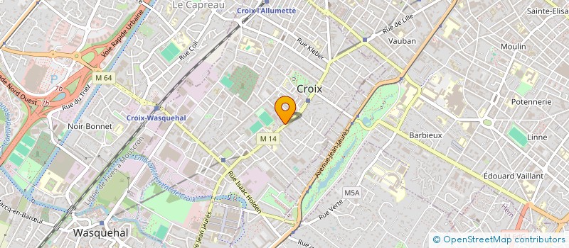 localisation de l'entreprise SCI MAXIME à CROIX