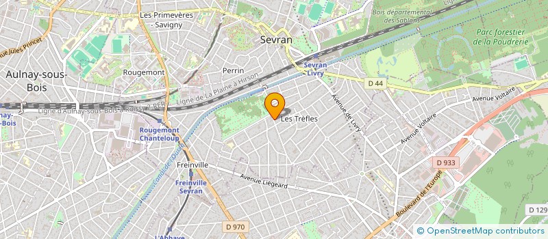 localisation de l'entreprise SCI MAXIME à SEVRAN
