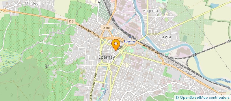 localisation de l'entreprise SCI MAXIME  EPERNAY