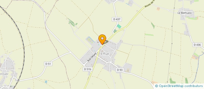 localisation de l'entreprise SCI MAXIME  EFFIAT