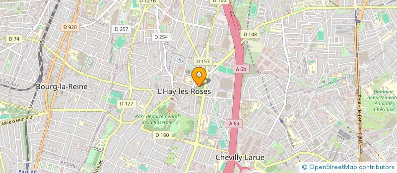 localisation de l'entreprise SCI MAXIME  L'HAY-LES-ROSES