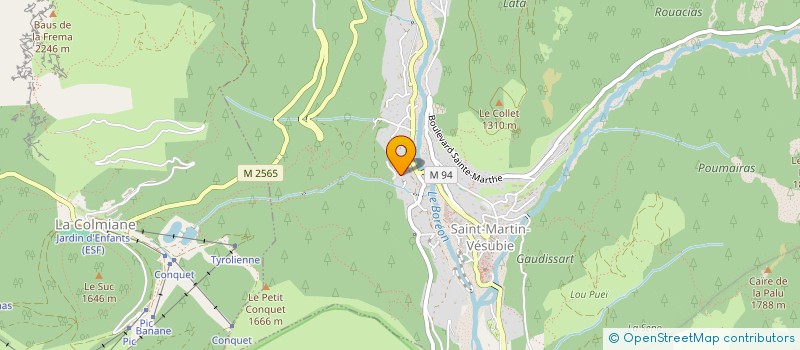 localisation de l'entreprise SCI MAXIME  SAINT-MARTIN-VESUBIE