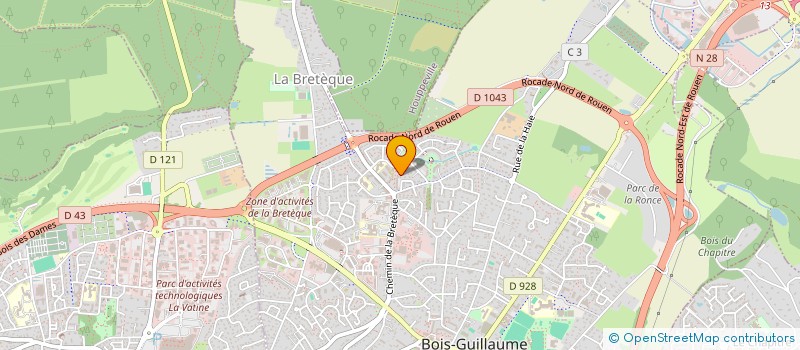 localisation de l'entreprise SCI MAXIME à BOIS GUILLAUME