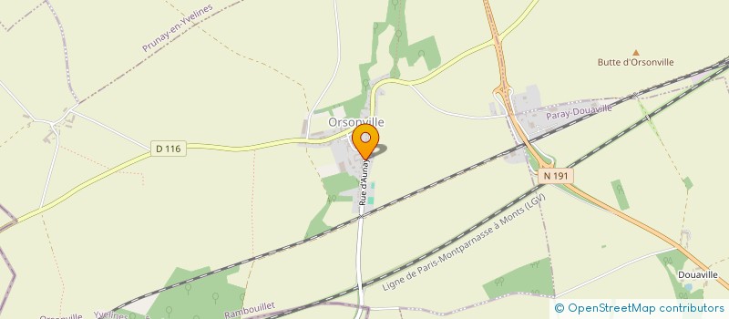 localisation de l'entreprise SCI MAXIME  ORSONVILLE