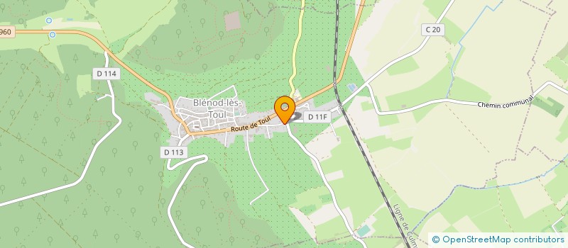 localisation de l'entreprise SCI MAXIME ET LOLA  BLENOD-LES-TOUL