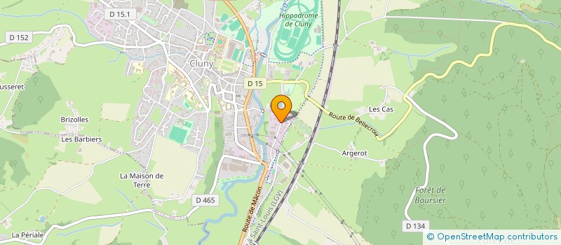 localisation de l'entreprise SCI MAXIME LAPALUS  CLUNY