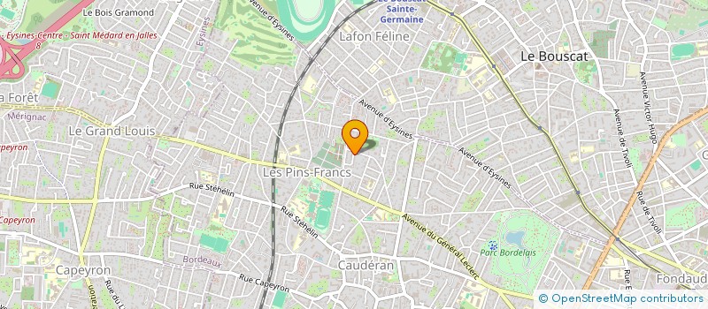 localisation de l'entreprise SCI MAXIME MARGAUX  BORDEAUX