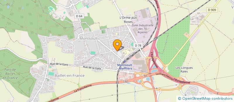 localisation de l'entreprise SCI MAXIME MORGANE  MONTSOULT