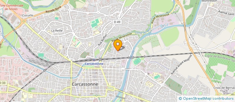 localisation de l'entreprise SCI MAXIMES à CARCASSONNE