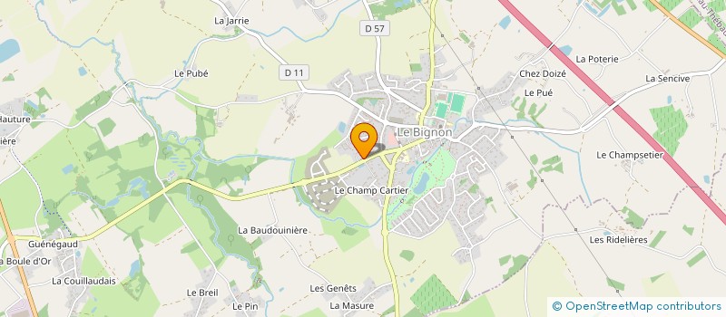 localisation de l'entreprise SCI MAXIMILIAN  BIGNON (LE)