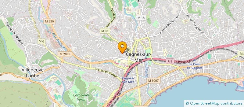 localisation de l'entreprise SCI MAXIMILIEN à CAGNES SUR MER