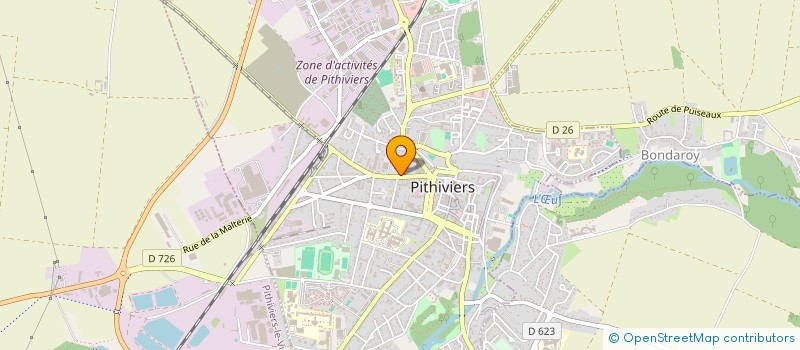 localisation de l'entreprise SCI MAXIMILIEN  PITHIVIERS