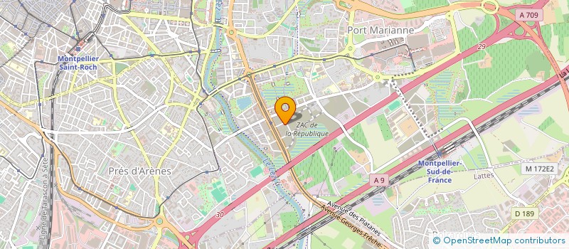localisation de l'entreprise SCI MAXIMMO à MONTPELLIER