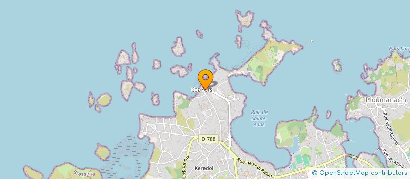 localisation de l'entreprise SCI MAXIMMO  TREGASTEL