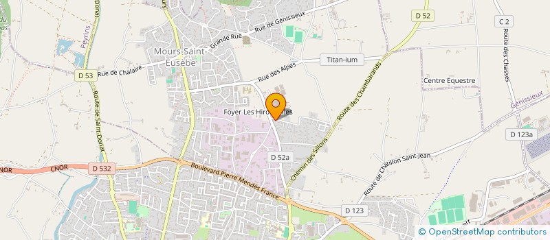 localisation de l'entreprise SCI MAXIMO  MOURS-SAINT-EUSEBE