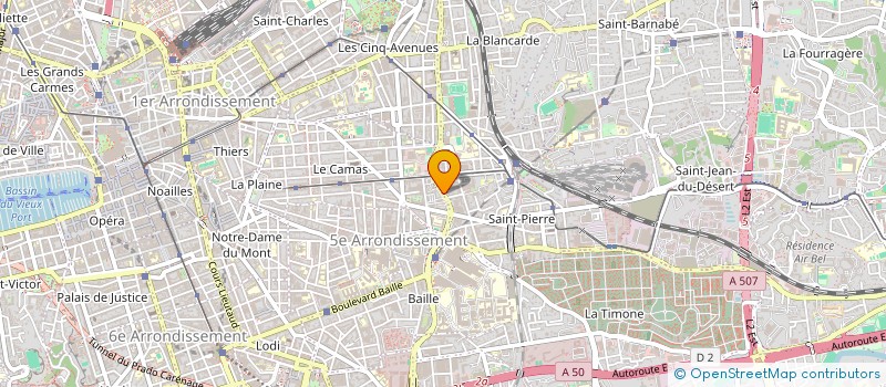 localisation de l'entreprise SCI MAXIMOISE  MARSEILLE