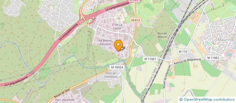 localisation de l'entreprise SCI MAXIMUS  SAINT-JEAN-DE-VEDAS