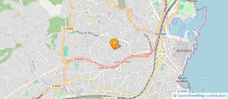 localisation de l'entreprise SCI MAXIMUS à ANTIBES