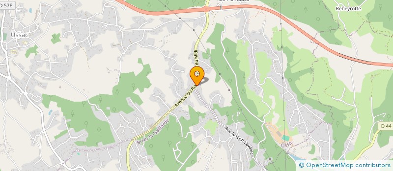 localisation de l'entreprise SCI MAXIMUS  USSAC