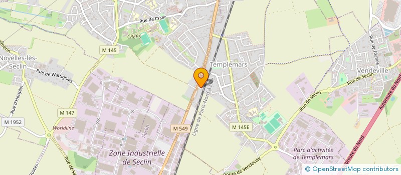 localisation de l'entreprise SCI MAXIMUS  TEMPLEMARS