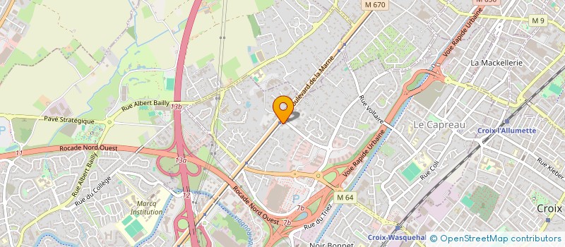 localisation de l'entreprise SCI MAXINVEST  WASQUEHAL