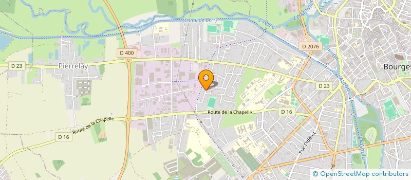 localisation de l'entreprise SCI MAXIRA  BOURGES