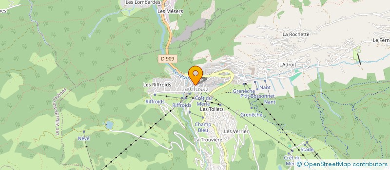localisation de l'entreprise SCI MAXISAL à LA CLUSAZ