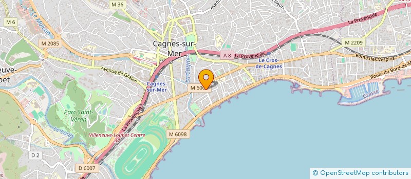 localisation de l'entreprise SCI MAXIVIC à CAGNES-SUR-MER