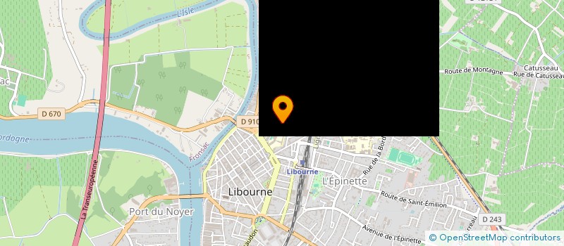 localisation de l'entreprise SCI MAXMA  LIBOURNE