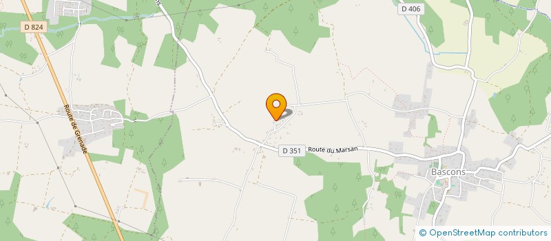 localisation de l'entreprise SCI MAXMA  BASCONS