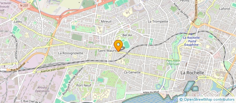 localisation de l'entreprise SCI MAXMALOJUJU  LA ROCHELLE