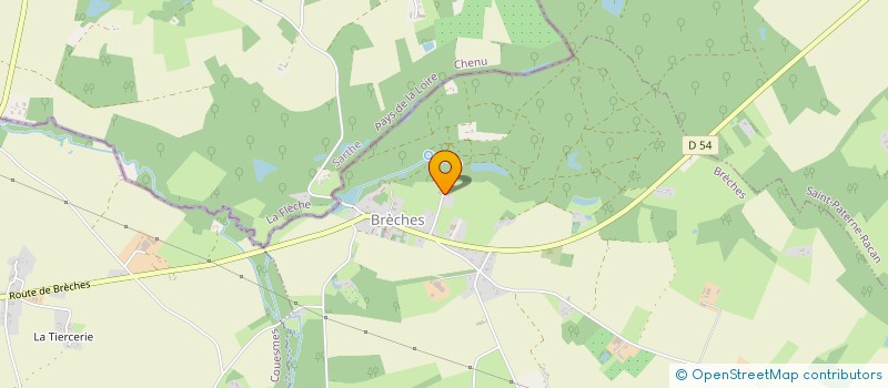 localisation de l'entreprise SCI MAXMAT37  BRECHES