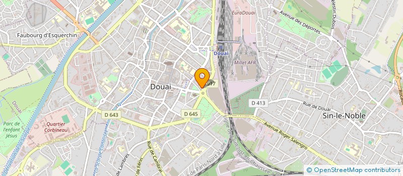 localisation de l'entreprise SCI MAXMAYA à DOUAI