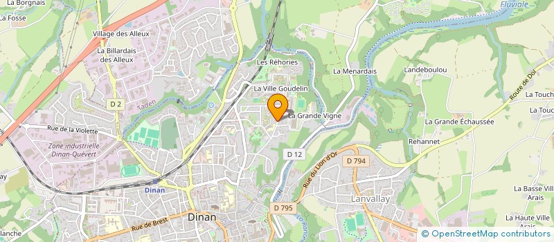 localisation de l'entreprise SCI MAXOU  DINAN