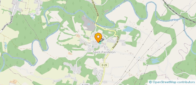 localisation de l'entreprise SCI MAXOU  SAINT-PANDELON